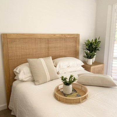 Webbing Bedside Table - Left handle