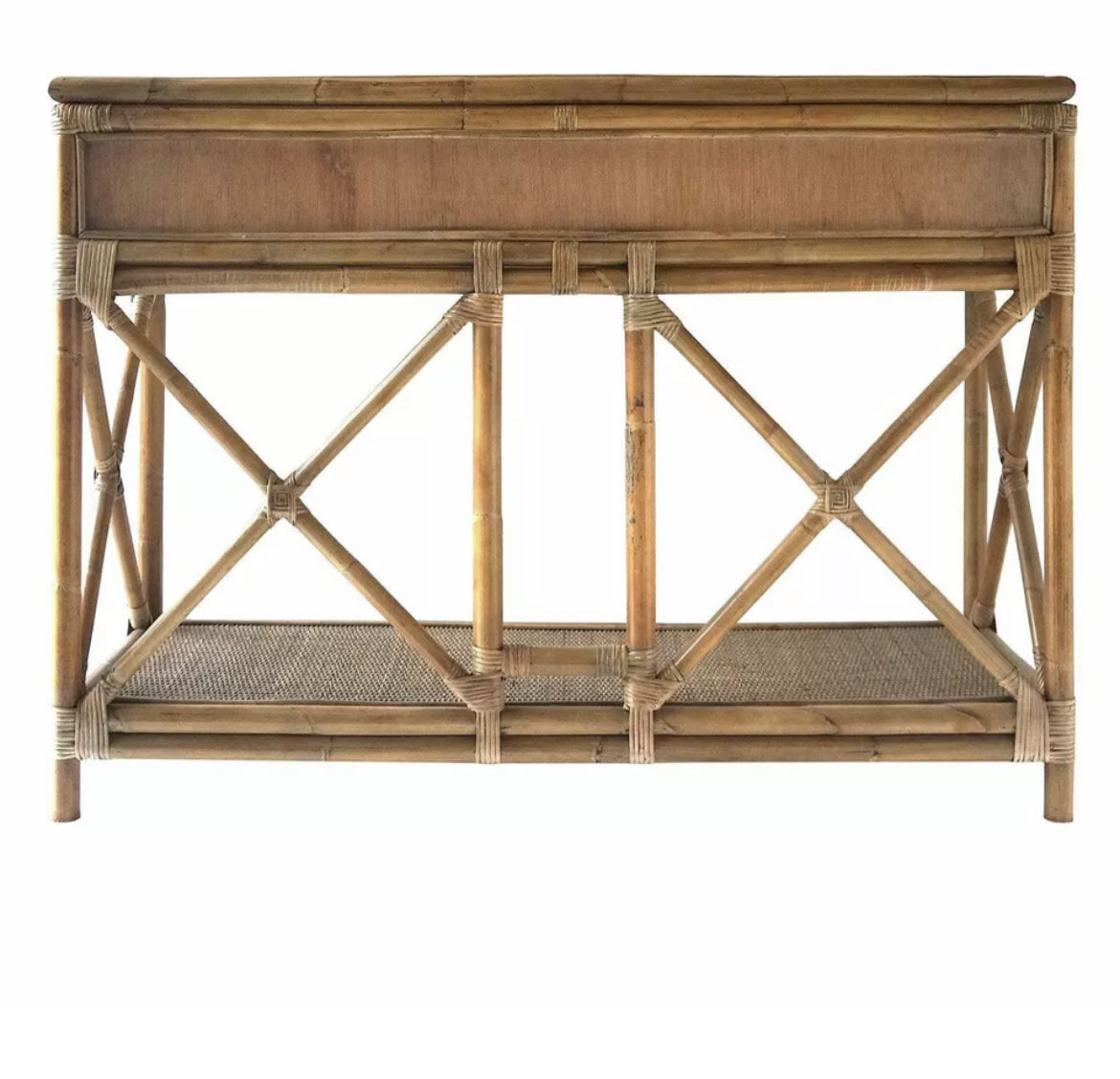 Cayman Small Rattan Console