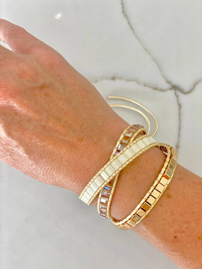Luxe Gold & Milky 3 Wrap