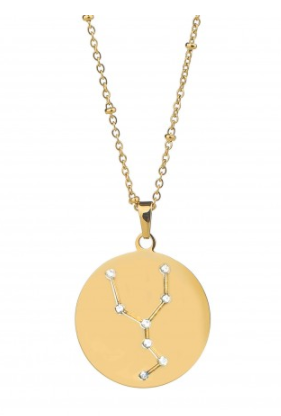 Zodiac Necklace Gold
