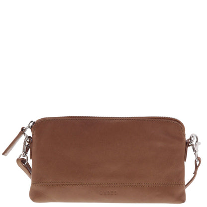 Kara Leather Purse with Crossbody with Strap