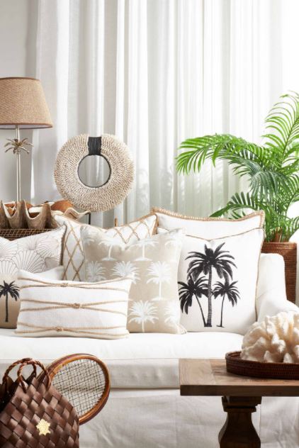 Mykonos Lattice Cushion