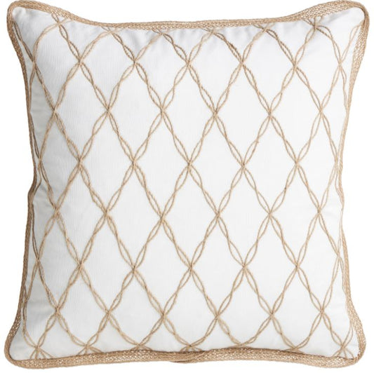 Mykonos Lattice Cushion