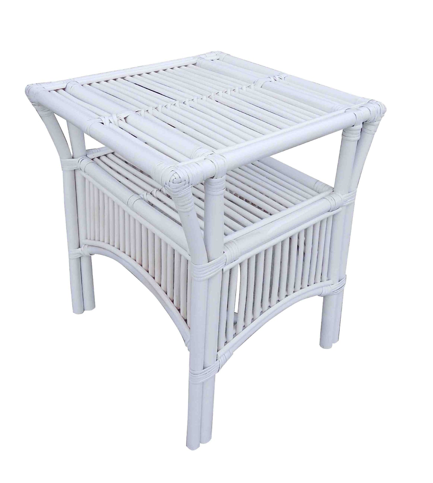 Atrium Side Table With Glass Top - pre order