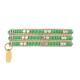 Delicate Wrap Bracelet Lime