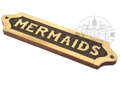Mermaid Wooden Plaque
