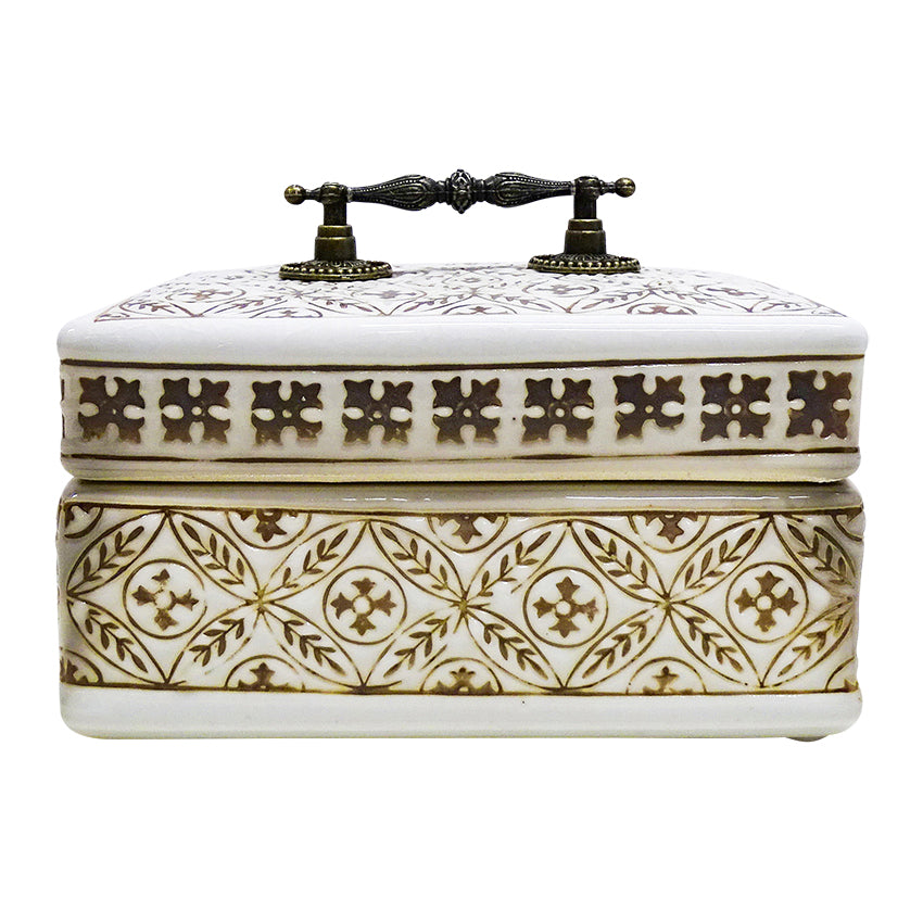 Rupert Trinket Box with Lid 17cmL