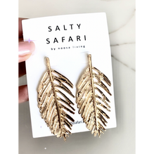 Tropical Luxe Palm Earrings