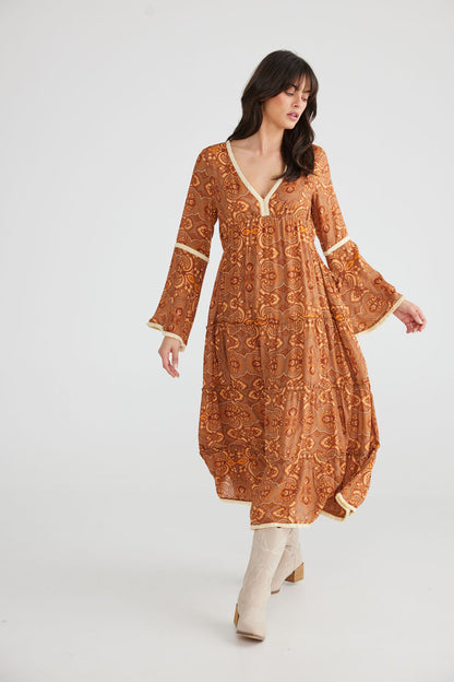 Zelda Dress - Dark Amber Palace