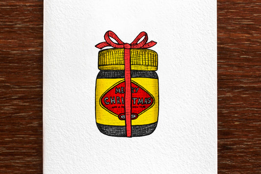 Vegemite Christmas Greeting Card