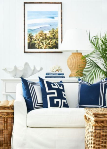 Yacht Club Navy Cushion
