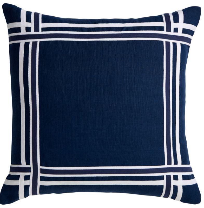 Yacht Club Navy Cushion