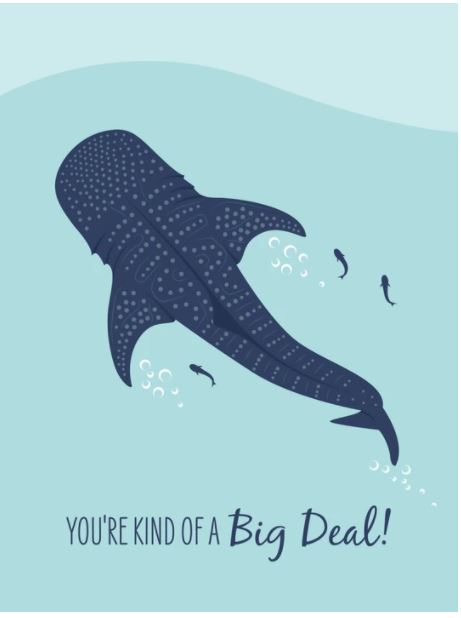 Whale Shark Greeting Card